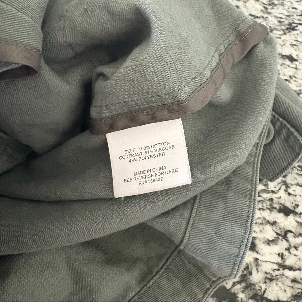 ModCloth Utility Green Aztec Embroidery Jacket M - Picture 11 of 11